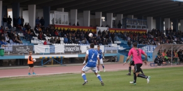 Partido entre el Melilla y el Marbella de la temporada pasada.