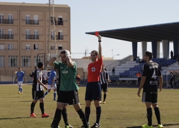 Imagen de uno de los encuentros que dirigió en el estadio municipal Álvarez Claro.