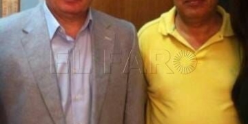 Abdeslam Ahmed, con Baltasar Garzón, que lleva el caso.
