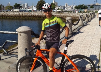 El melillense ejercitándose en tierras coruñesas.