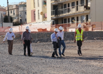 El director del Ingesa visitó las obras del nuevo hospital