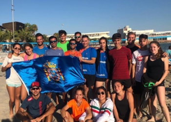 Componentes de la Federación Melillense de Tenis que se desplazaron hasta tierras murcianas