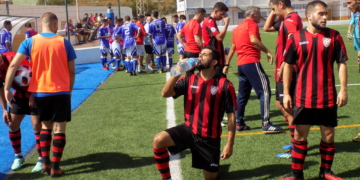 Jugadores del River, en el encuentro del pasado fin de semana