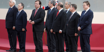 Juan José Imbroda, en los actos por el Día de la Hispanidad