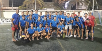 Componentes de la primera plantilla del cuadro melillense, en la presente temporada liguera.