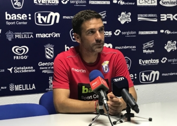 Luis Miguel Carrión, entrenador de la UD Melilla
