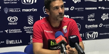 Luis Miguel Carrión, entrenador de la UD Melilla