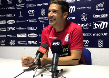 Luis Miguel Carrión, entrenador de la UD Melilla.