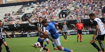 El delantero centro Yacine trajo en jaque a toda la defensa del FC Cartagena