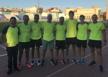 Atletas melillenses, que viajarán este fin de semana a Sevilla.