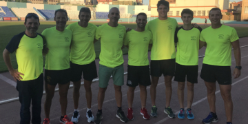 Atletas melillenses, que viajarán este fin de semana a Sevilla.