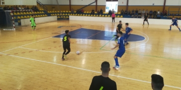 Imagen del partido disputado en la jornada de ayer