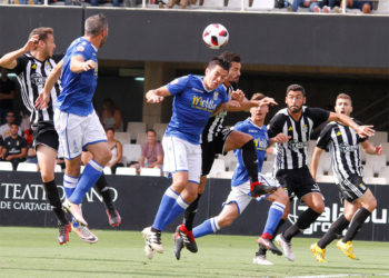 Aguza, en el partido de este pasado domingo.