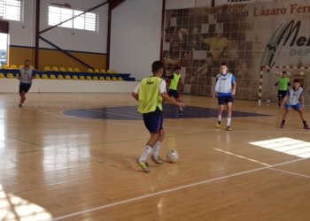 Imagen de una de las sesiones de entrenamientos de la Peña Barcelonista.