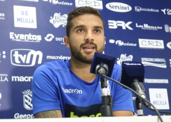 Jilmar, durante su comparecencia en la sala de prensa de ayer jueves.