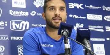 Jilmar, durante su comparecencia en la sala de prensa de ayer jueves.