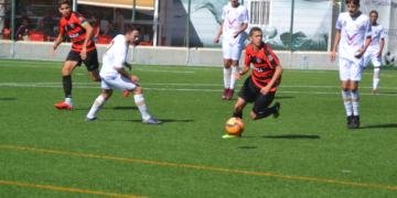 Imagen del último partido de los melillenses.