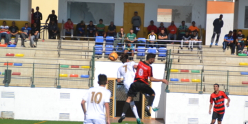 Partido disputado por los melillenses en su terreno de juego