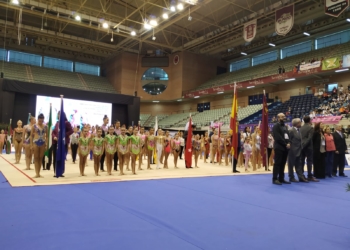 Momento de la inauguración del Campeonato de España.