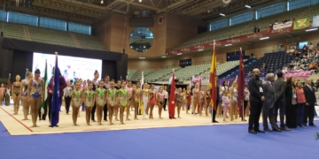 Momento de la inauguración del Campeonato de España.