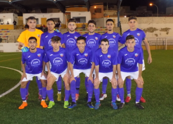 Uno de los onces iniciales de la escuadra de nuestra ciudad en la presente temporada liguera.