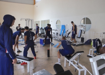 Los componentes de la primera plantilla melillense no tienen descanso para preparar su próximo compromiso.