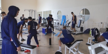 Los componentes de la primera plantilla melillense no tienen descanso para preparar su próximo compromiso.