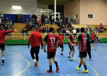 Imagen de los jugadores cordobesistas en su pabellón.