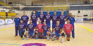 Componentes de la primera plantilla del CV Melilla en la presente temporada liguera.
