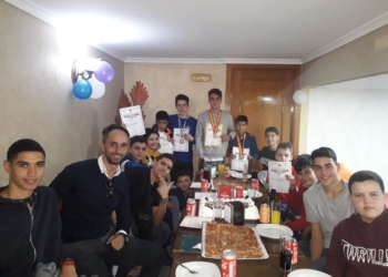Imágenes del Campeonato de España y de la celebración de la medalla conseguida.