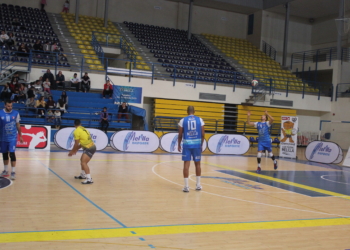 Imagen de uno de los partidos de la escuadra melillense.