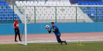 Los azulinos tuvieron ayer una exigente sesión de entrenamientos.