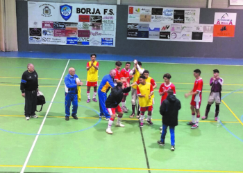 Imagen de uno de los partidos en categoría juvenil de la pasada temporada.