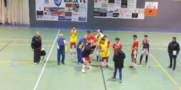 Imagen de uno de los partidos en categoría juvenil de la pasada temporada.