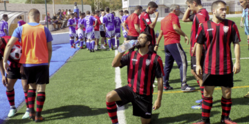 Jugadores del River, en el encuentro del pasado fin de semana.