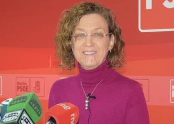 La Secretaria General del PSOE en Melilla, Gloria Rojas.