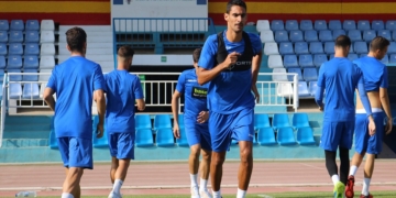 Alfonso Martín llegaba el pasado verano a las filas de la Unión Deportiva Melilla procedente de las filas del CD Vitoria, filial de la SD Eibar.
