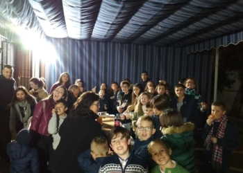 Todos los deportistas allí presentes disfrutaron de lo lindo en la entrega de trofeos.