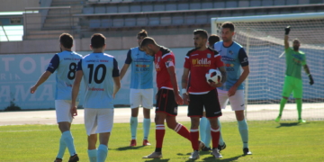 Ruano, con el balón en sus manos.