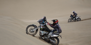 Las dunas peruanas están siendo muy duras.