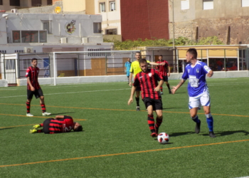 Imagen de uno de los partidos del cuadro melillense.