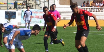 Jugadores de la escuadra del Rusadir.