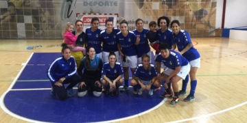 Jugadores que se vistieron de corto por parte melillense en la tarde de ayer.