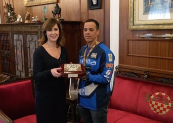 Rachid Al Lal junto a Paz Velázquez.