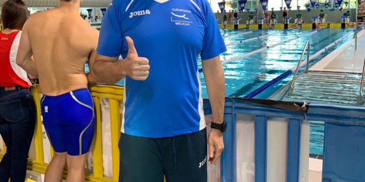 Miguel Puertas, nadador del Club Natación Melilla.