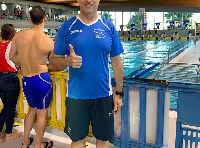 Miguel Puertas, nadador del Club Natación Melilla.