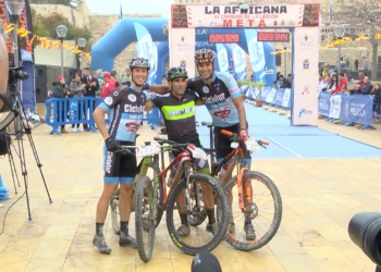 Tres primeros clasificados en ciclismo en la última de las ediciones celebradas de esta competición.