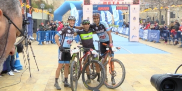 Tres primeros clasificados en ciclismo en la última de las ediciones celebradas de esta competición.