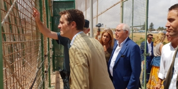 El máximo representante del PP a nivel nacional también visitó los pasos fronterizos.