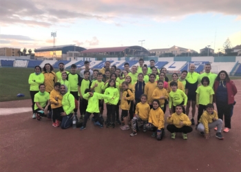Grupo de deportistas melillenses que se desplazarán durante este fin de semana.